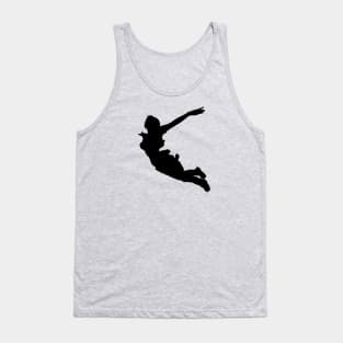 LARA CROFT SILHOUETTE SWAN DIVE (Tomb Raider Legend) Tank Top